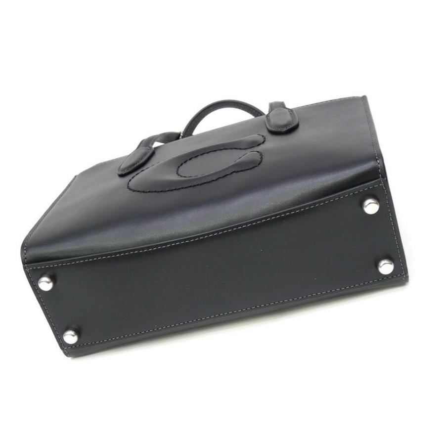 コーチ COACH ニーナ スモール トート 2WAYバッグ ハンドバッグ ショルダーバッグ アウトレット CR097 黒 レザー 【中古】(69776) COACH（コーチ） ニーナ スモール トート 2WAYバッグ ハンドバッグ