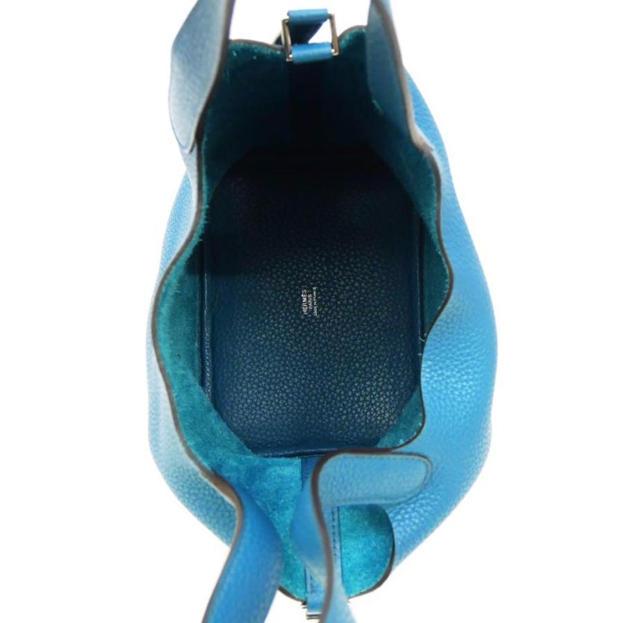 HERMES（エルメス） ピコタンロックPM SV金具 □Q刻印 ブルー 