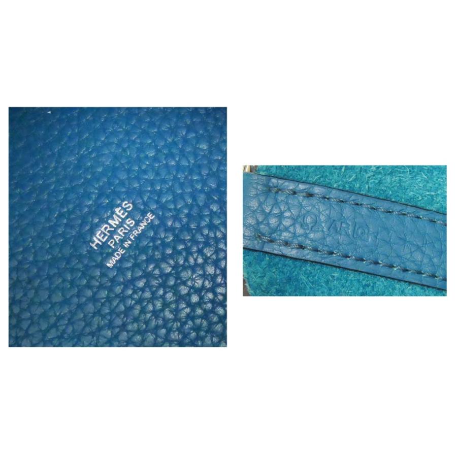 HERMES（エルメス） ピコタンロックPM SV金具 □Q刻印 ブルー 