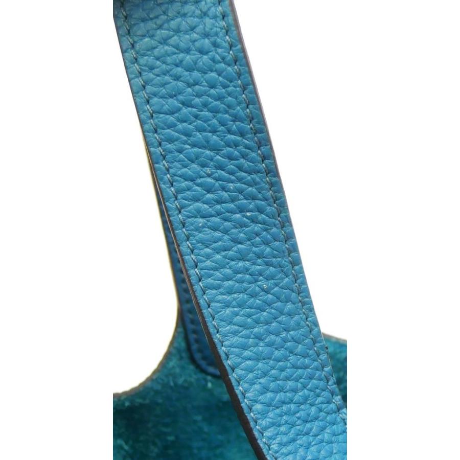 HERMES（エルメス） ピコタンロックPM SV金具 □Q刻印 ブルー 