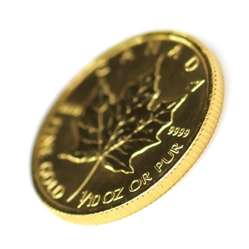 メイプルリーフ金貨 1/10oz 1995年 メープルリーフ金貨 1/10オンス
