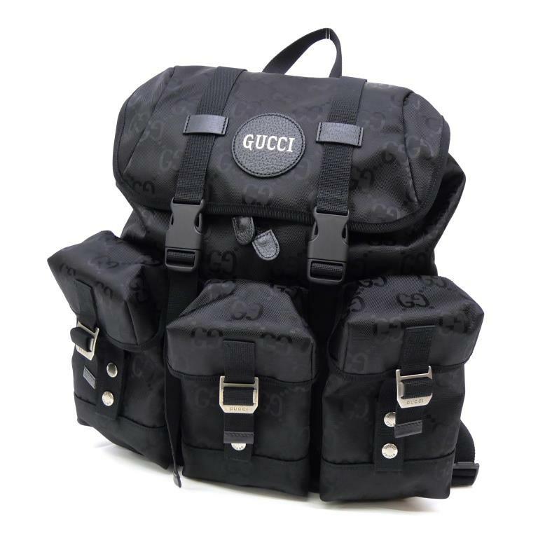 GUCCI（グッチ） オフザグリッド バックパック リュック ロゴ 黒