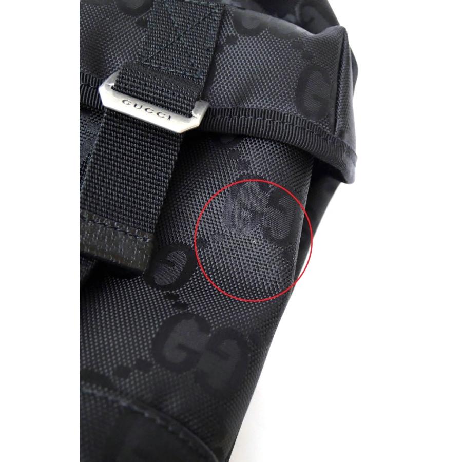 GUCCI（グッチ） オフザグリッド バックパック リュック ロゴ 黒 GG