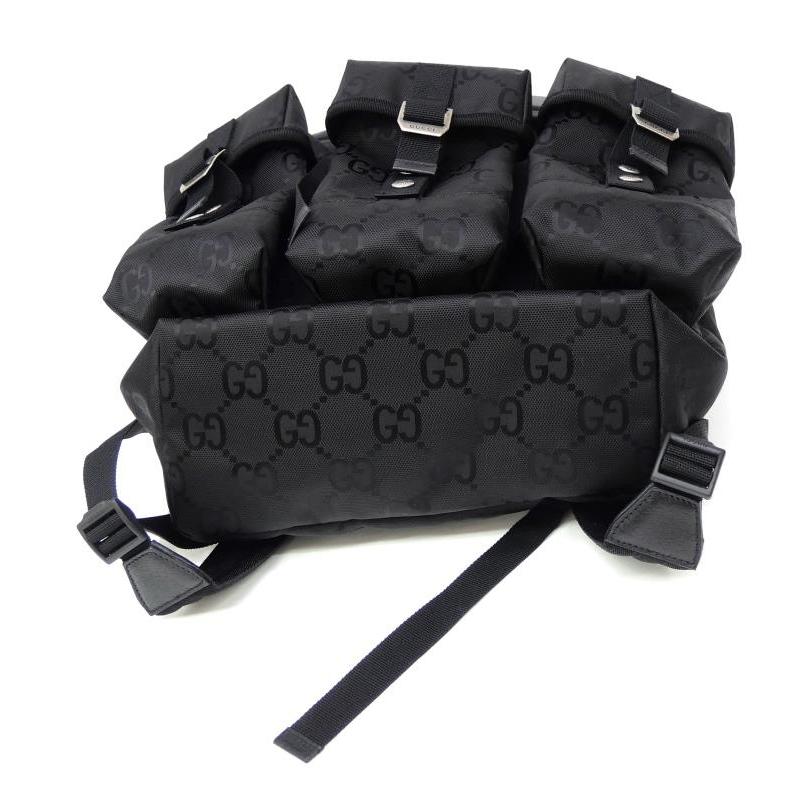 GUCCI（グッチ） オフザグリッド バックパック リュック ロゴ 黒 GG