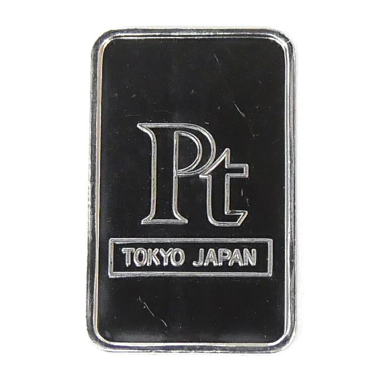 田中貴金属 純プラチナ インゴット プラチナバー ingot 5g 【中古