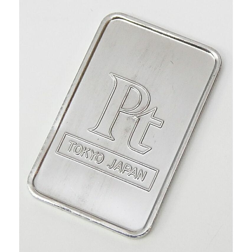 田中貴金属 純プラチナ インゴット プラチナバー ingot 5g 【中古