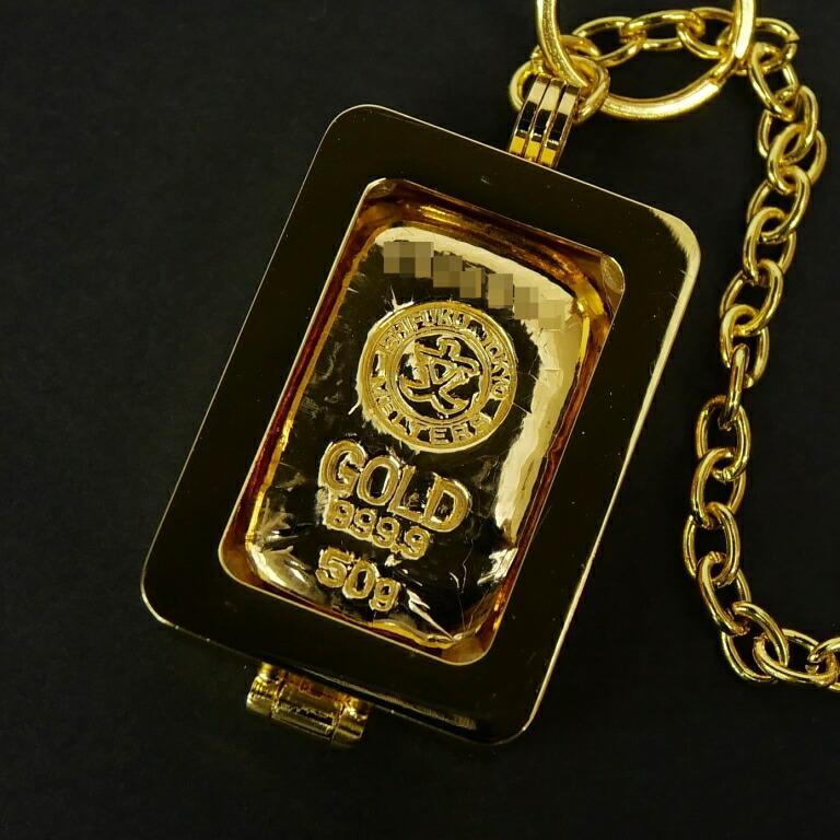 新品】石福金属興業 純金インゴット 50g 選べるキーチェーン