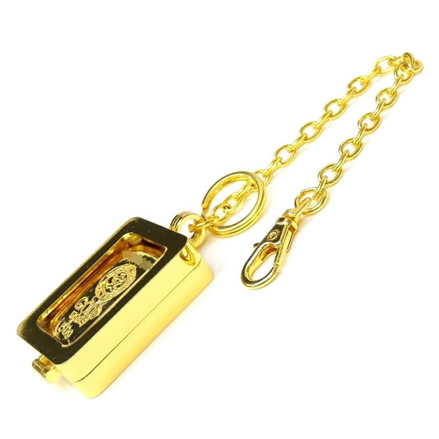 新品】石福金属興業 純金インゴット 50g 選べるキーチェーン