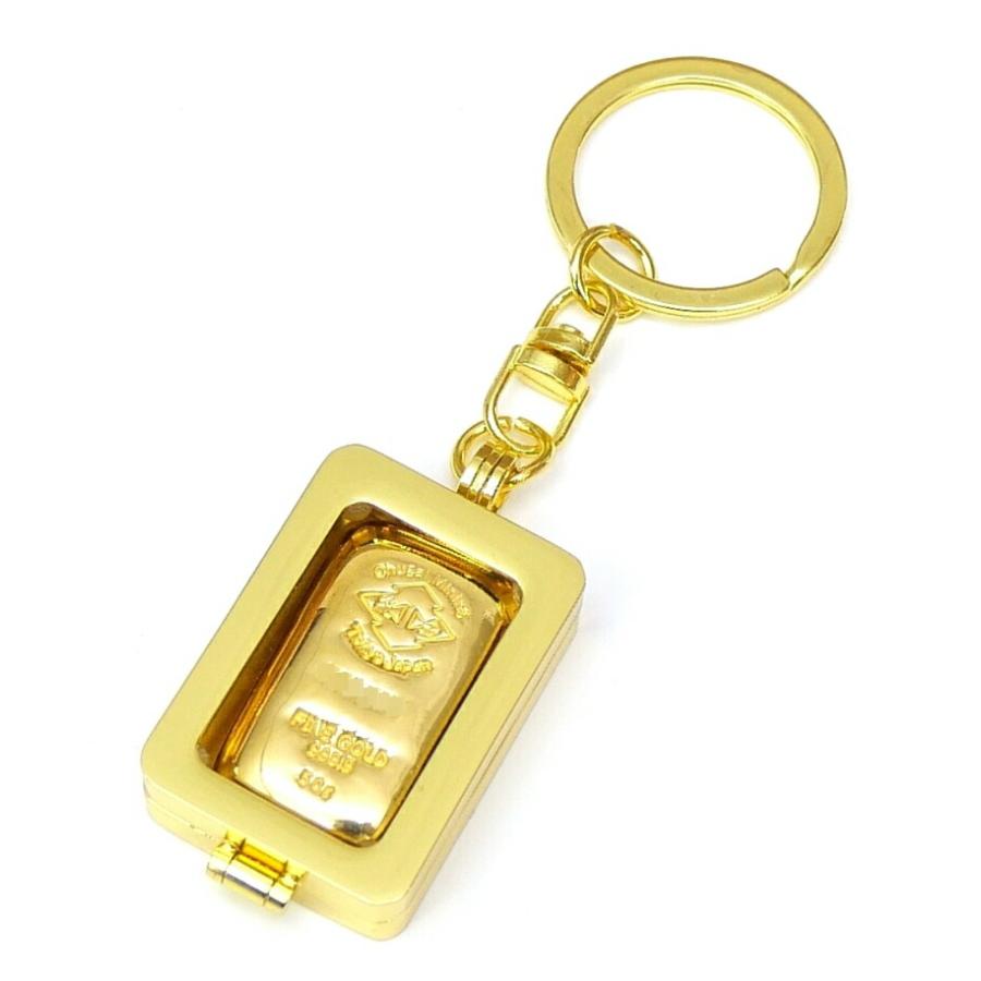 新品】中外鉱業 純金インゴット 50g 選べるキーチェーン/キーホルダー