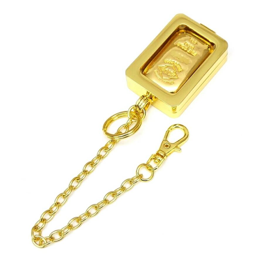 新品】中外鉱業 純金インゴット 50g 選べるキーチェーン/キーホルダー