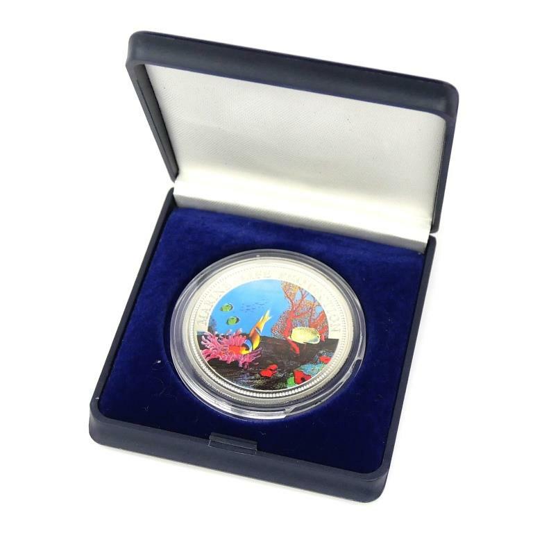パラオ 海洋生物保護 5ドルカラー銀貨 1994年 シルバーコイン(69946