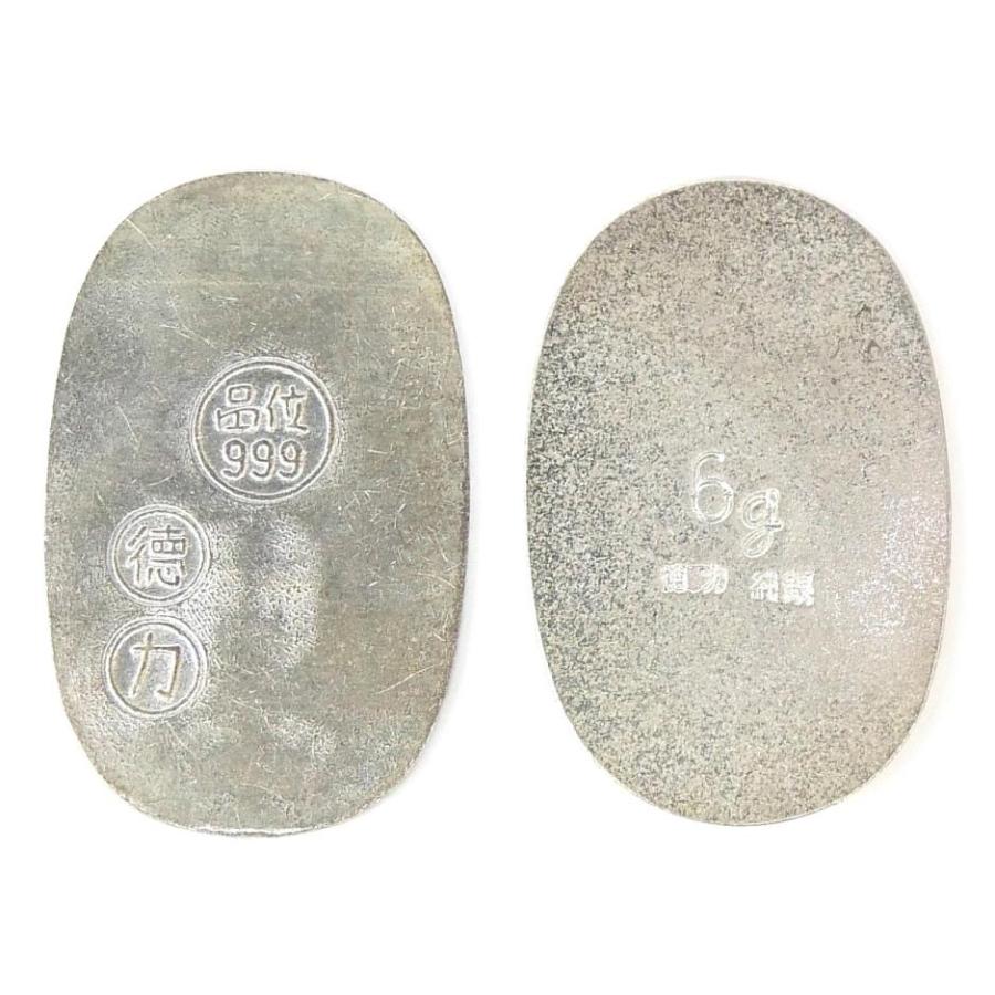 徳力本店 純銀小判 2枚セット /シルバー 約10g 【中古】(69980