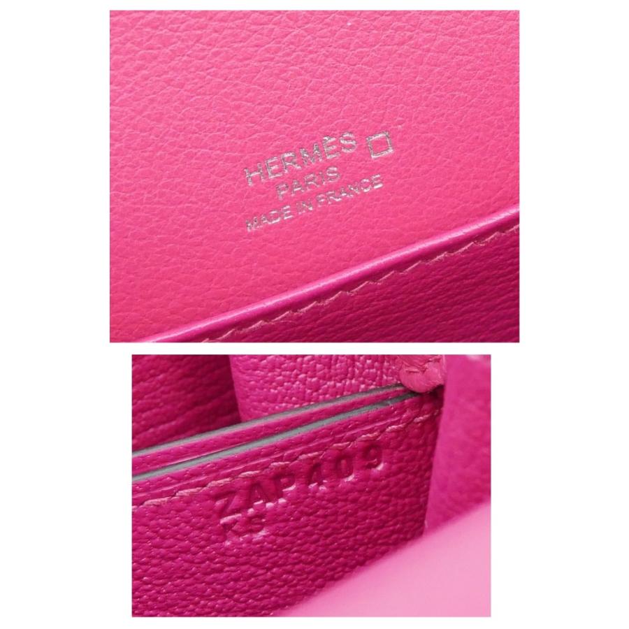 エルメス HERMES ショルダーバッグ ルリミニ SV金具 Z刻印 ローズメキシコ ヴォーエバーカラー/アリゲーター(70004)の画像