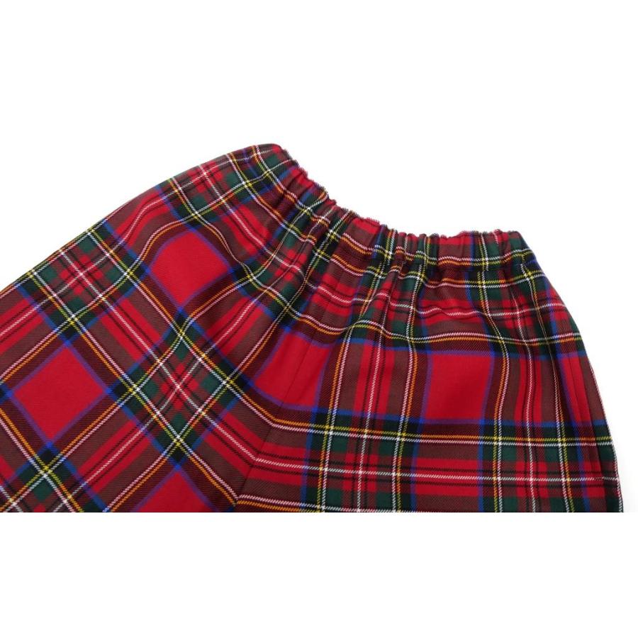 COMME des GARCONS（コムデギャルソン） チェック柄ワイドクロップド