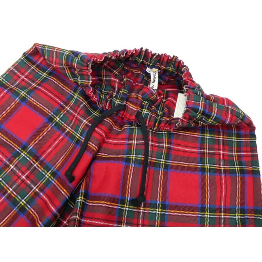 COMME des GARCONS（コムデギャルソン） チェック柄ワイドクロップド