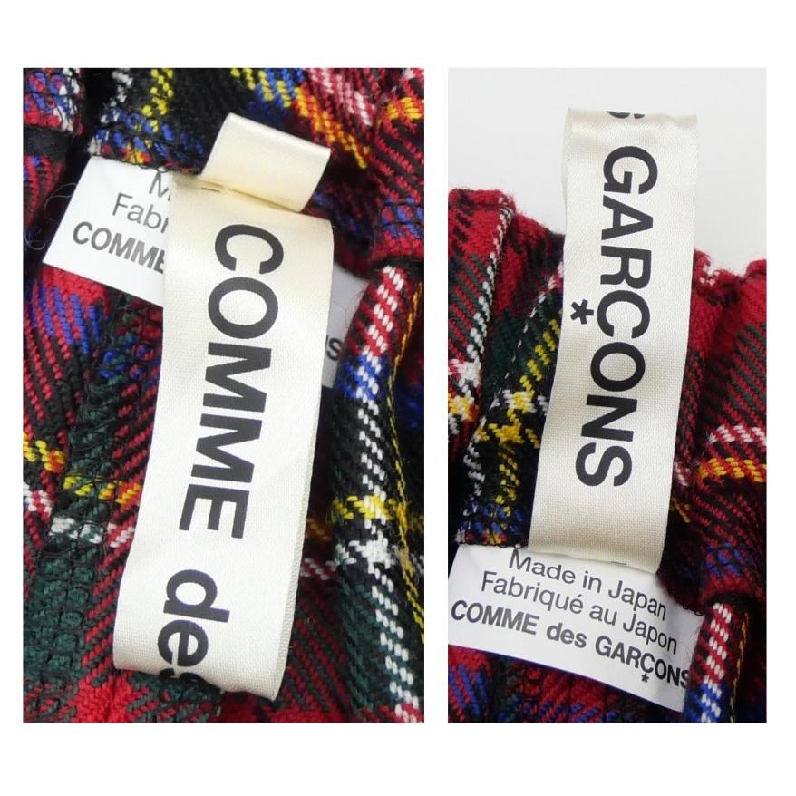 COMME des GARCONS（コムデギャルソン） チェック柄ワイドクロップド
