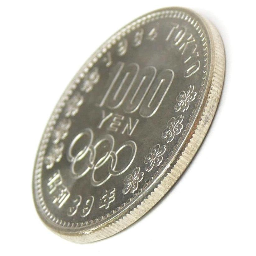 昭和39年 東京オリンピック 1000円銀貨 TOKYO 並品 記念貨幣 記念硬貨