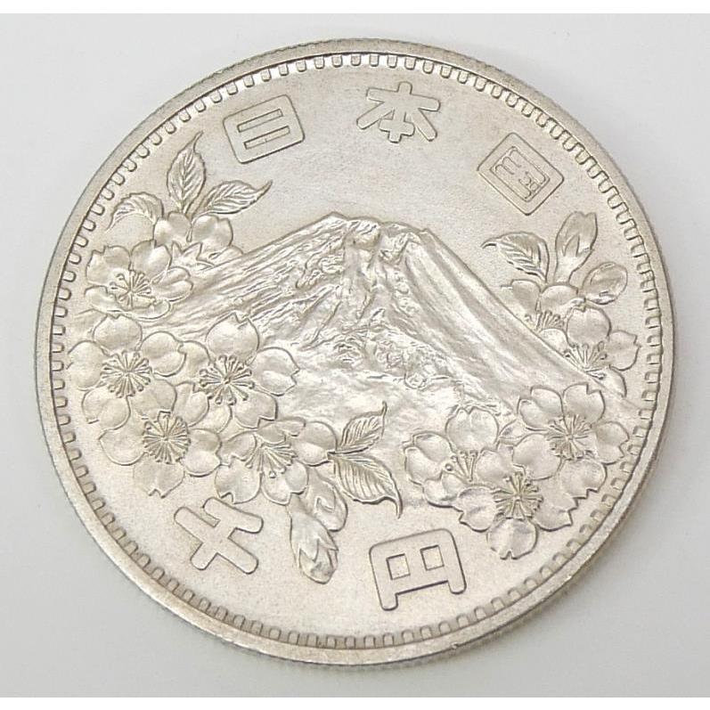 昭和39年 東京オリンピック 1000円銀貨 TOKYO 並品 記念貨幣 記念硬貨