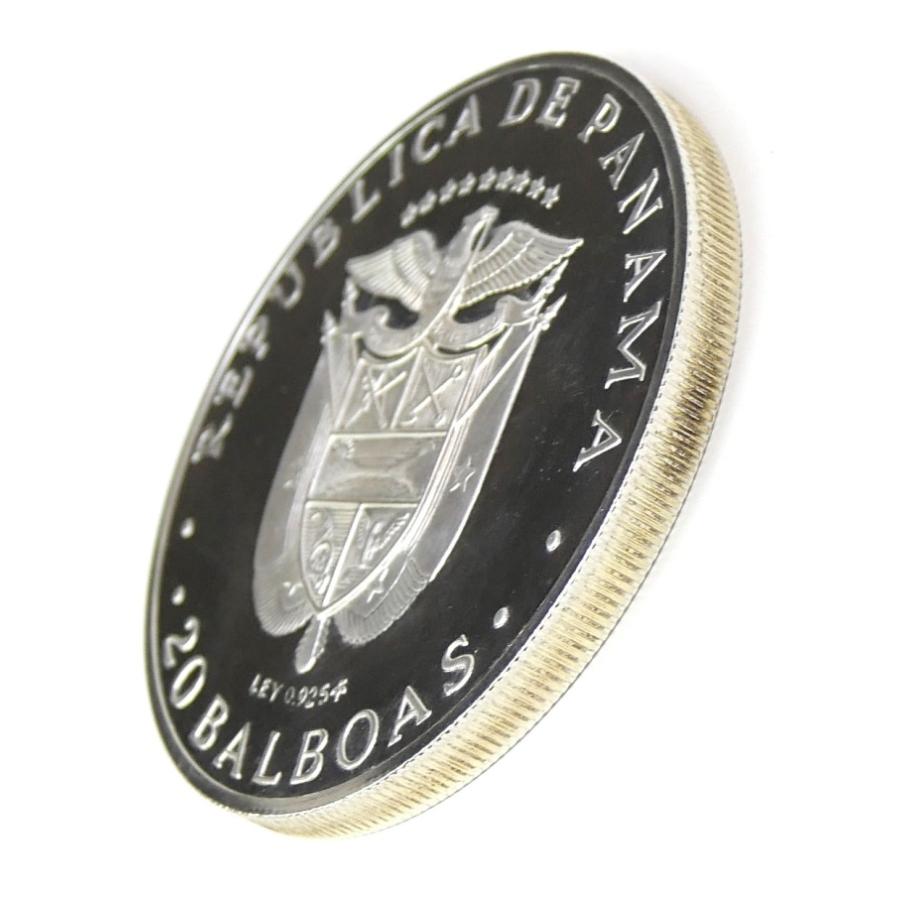 1973年パナマ20バルボア プルーフ銀貨 シモン.ボリバール像 ケース.箱付 20バルボア銀貨 シモン・ボリバル 1973年 シルバーコイン 132.5g