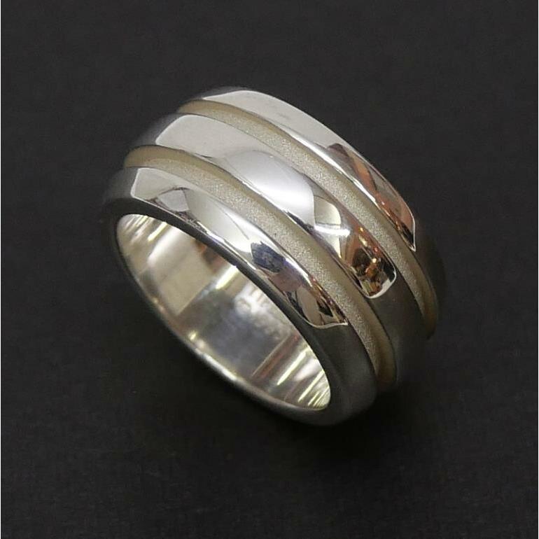 TIFFANY&Co.（ティファニー） 指輪 グルーブドダブルライン リング #8