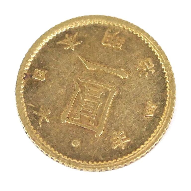 旧1円金貨 明治4年後期 鑑定書付き 1.7g 【中古】(70210) : 堀田商事