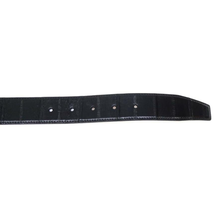 DOLCE&GABBANA（ドルチェ & ガッバーナ） レザーベルト 90cm 黒 【中古