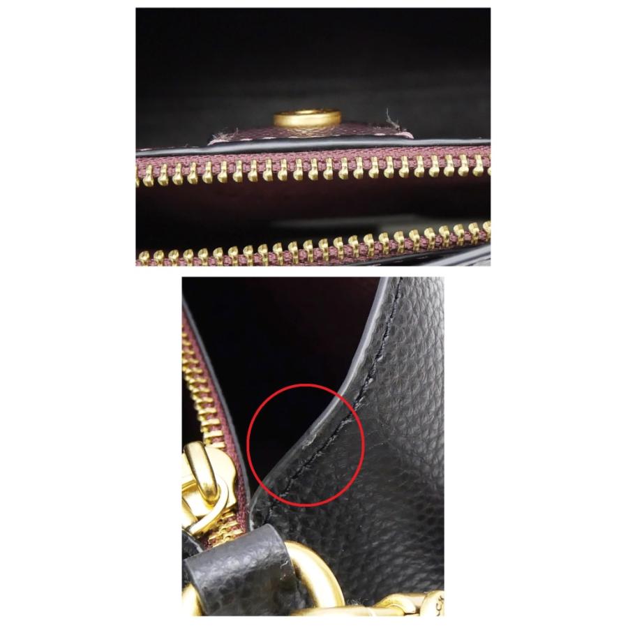 COACH（コーチ） ウィロウ ショルダー バッグ C2621 黒 レザー 【中古