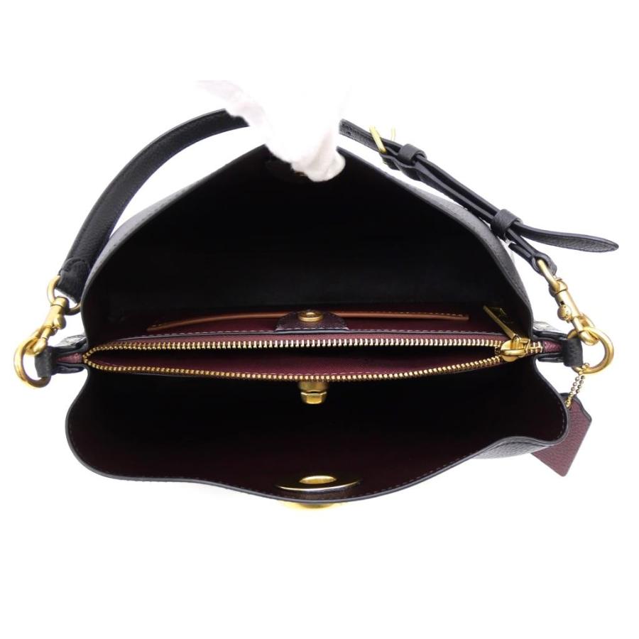 COACH（コーチ） ウィロウ ショルダー バッグ C2621 黒 レザー 【中古