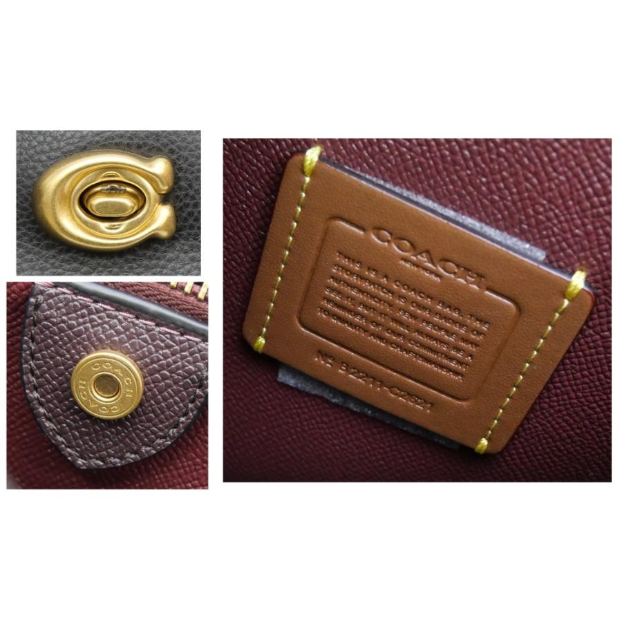 COACH（コーチ） ウィロウ ショルダー バッグ C2621 黒 レザー 【中古