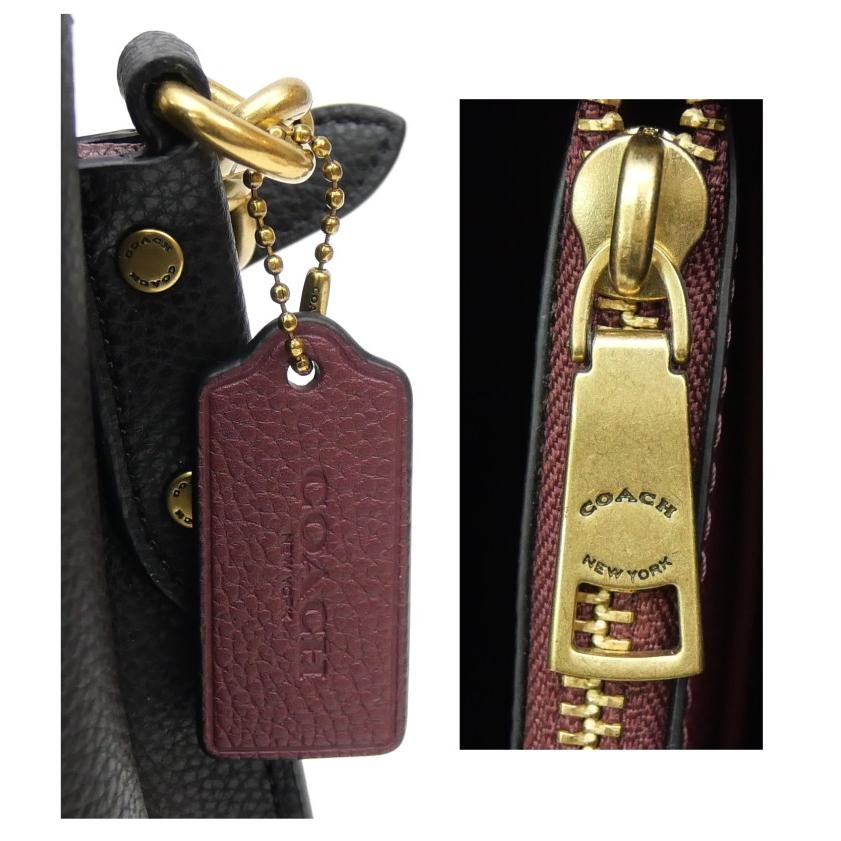 COACH（コーチ） ウィロウ ショルダー バッグ C2621 黒 レザー 【中古