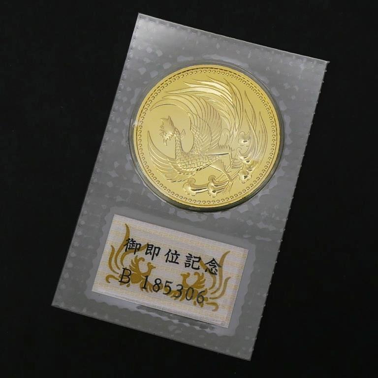 天皇陛下御即位記念 10万円金貨 純金 30g 天皇陛下御即位記念 10万円プルーフ金貨 純金 30g 金貨 K24 クリア