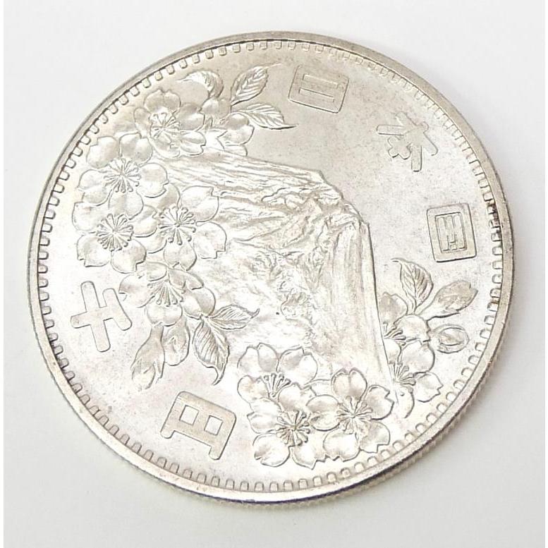 昭和39年 東京オリンピック 1000円銀貨 TOKYO 並品 記念貨幣 記念硬貨