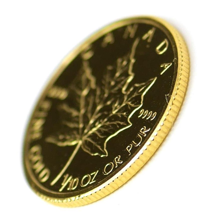メイプルリーフ金貨 1/10oz 2010年 メープルリーフ金貨 1/10オンス
