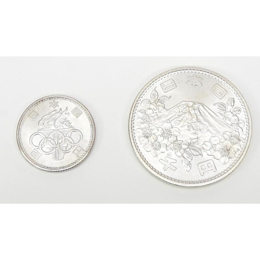 銀次郎品 1000本 昭和39年 東京オリンピック 1000円銀貨&100円銀貨セット TOKYO 並品