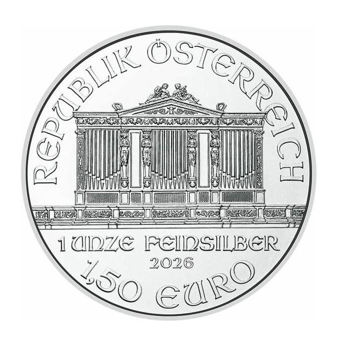 【2026年】ウィーン銀貨 1オンス クリアケース入り 1oz オーストリア造幣局発行 Silver Coin(70441)の画像