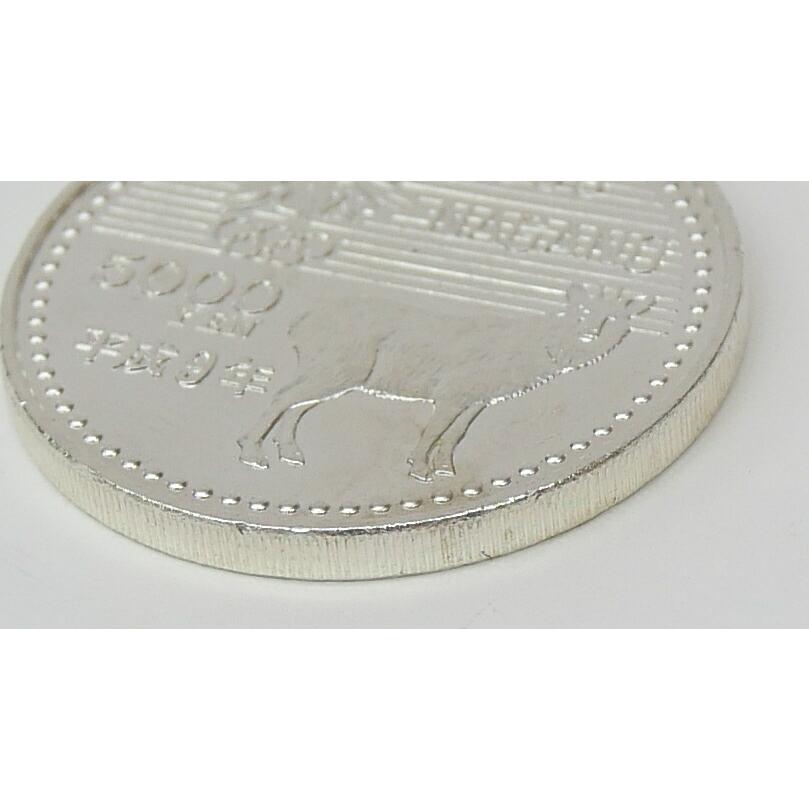 H9 長野オリンピック 記念硬貨 5千円銀貨 アイスホッケー 記念貨幣 【中古】(70450)_3