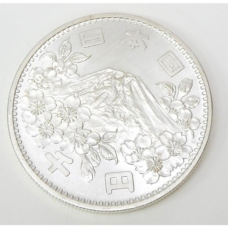 昭和39年 東京オリンピック 1000円銀貨 TOKYO 並品 記念貨幣 記念硬貨