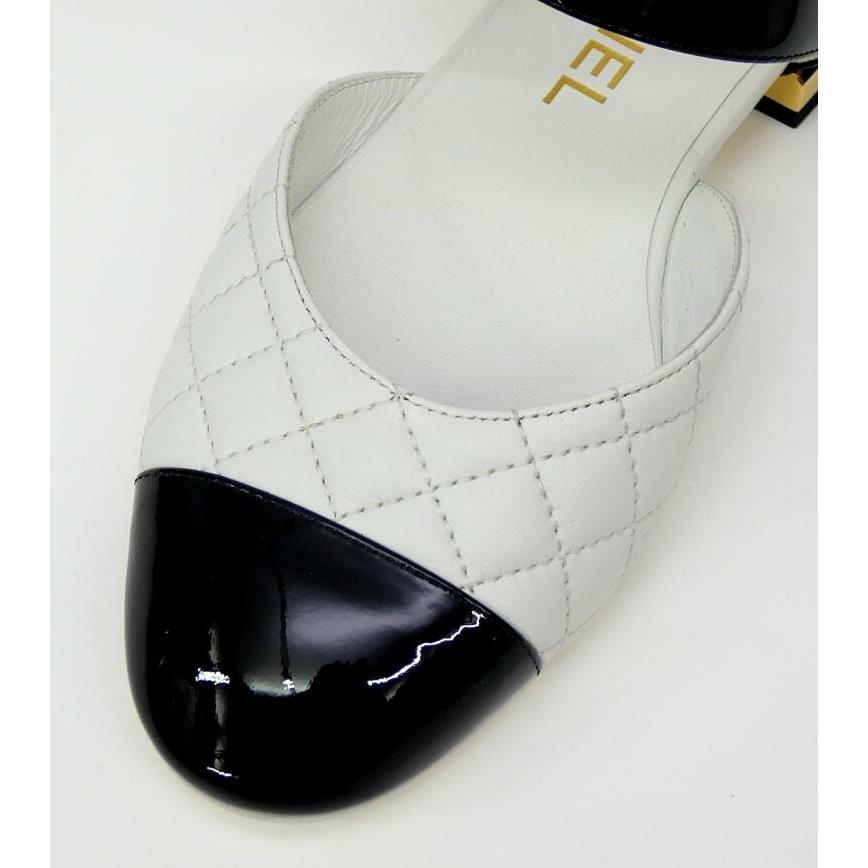 CHANEL（シャネル） メリージェーン バイカラー フラットパンプス