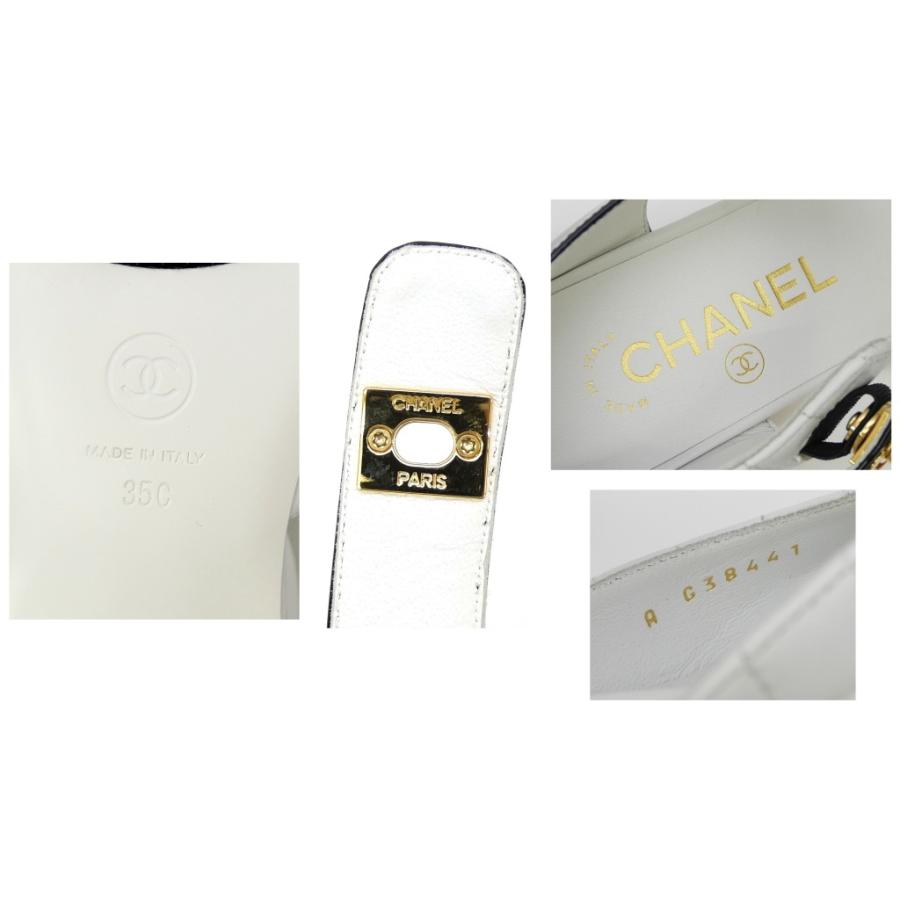 CHANEL（シャネル） メリージェーン バイカラー フラットパンプス