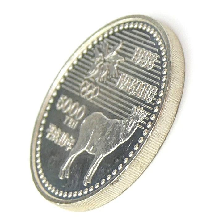 H10 長野オリンピック 記念硬貨 5千円銀貨 パラリンピック滑降 記念貨幣 【中古】(70513)_2