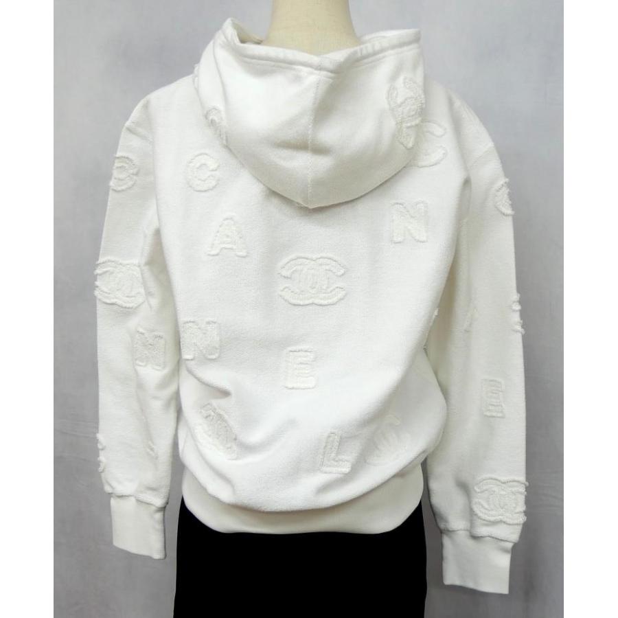 CHANEL（シャネル） ロゴ プルオーバーパーカー ココマーク 20C 白
