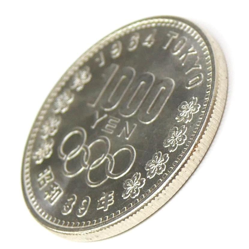 昭和39年 東京オリンピック 1000円銀貨 TOKYO 並品 記念貨幣 記念硬貨