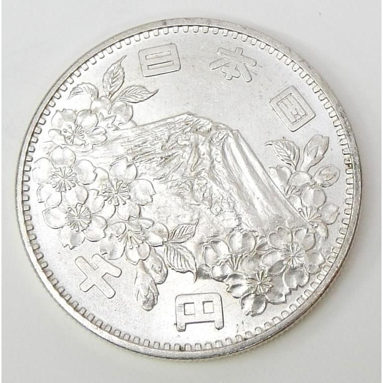 昭和39年 東京オリンピック 1000円銀貨 TOKYO 並品 記念貨幣 記念硬貨