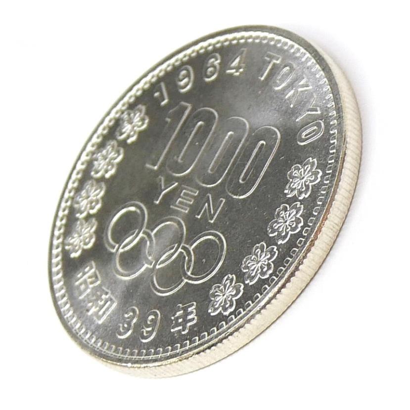 昭和39年 東京オリンピック 1000円銀貨 プラスチックケース入り TOKYO