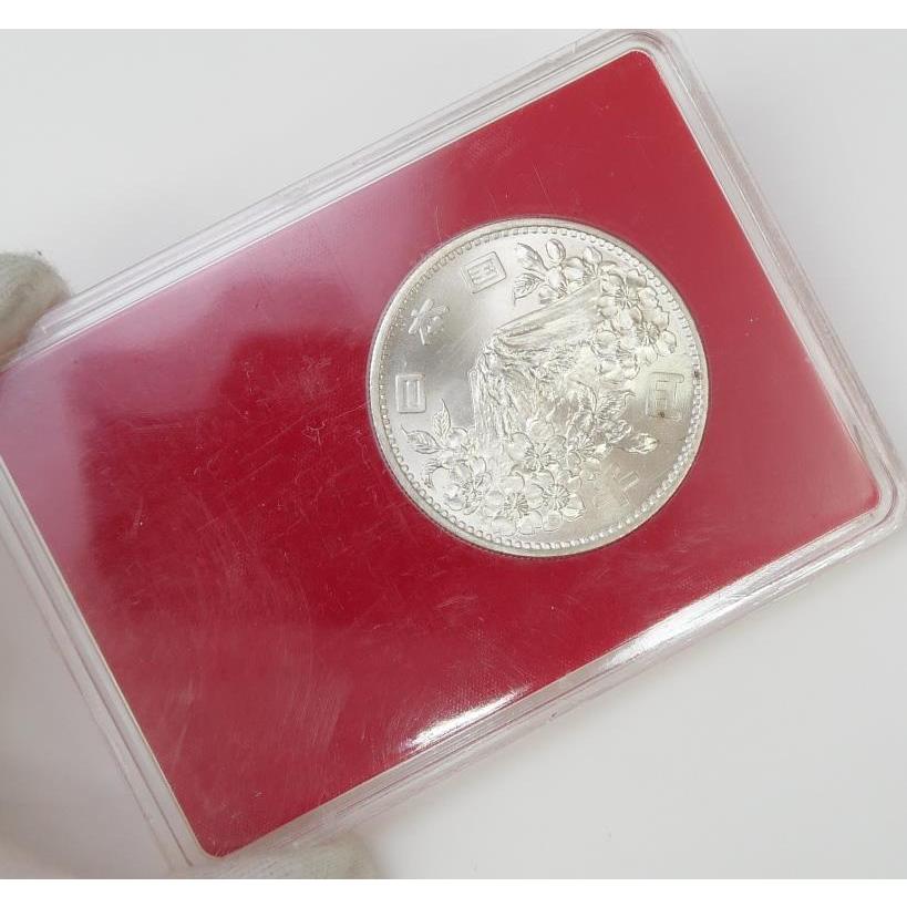 昭和39年 東京オリンピック 1000円銀貨 プラスチックケース入り TOKYO