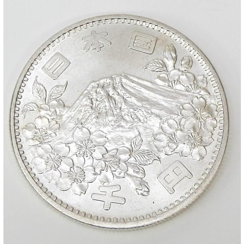 昭和39年 東京オリンピック 1000円銀貨 プラスチックケース入り TOKYO