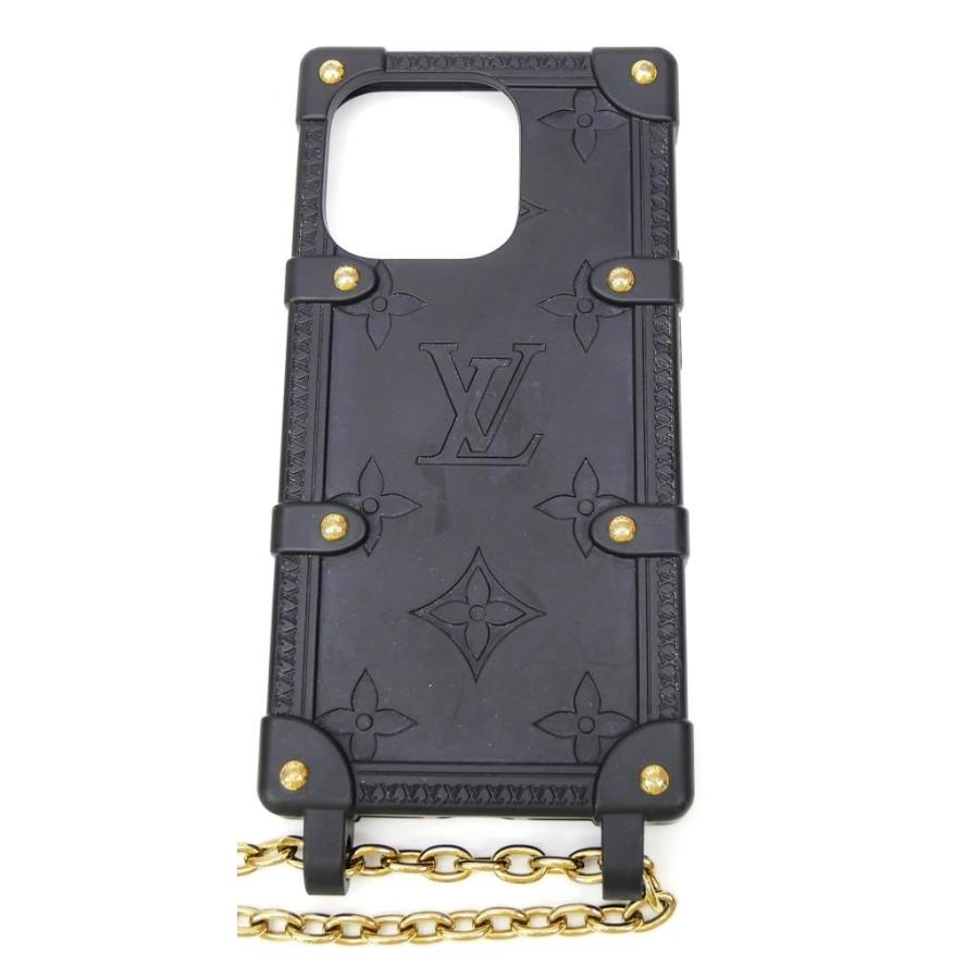 美品　ルイヴィトン　リ　トランク　iPhone 14Pro ブラック LOUIS VUITTON（ルイ・ヴィトン） リ・トランク iPHONE 14 PRO M81997