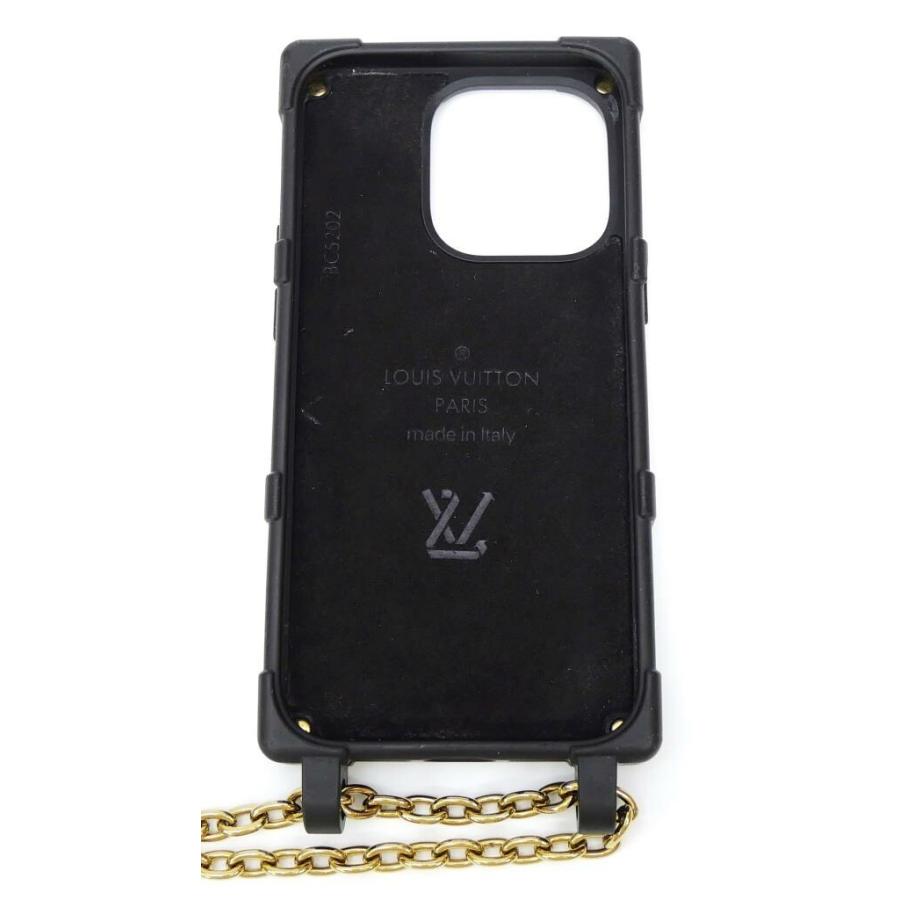 リ・トランク VUITTON（ルイ・ヴィトン） LOUIS ブラック 14Pro 美品　ルイヴィトン　リ　トランク　iPhone iPHONE M81997 PRO 14 iPhoneアクセサリー