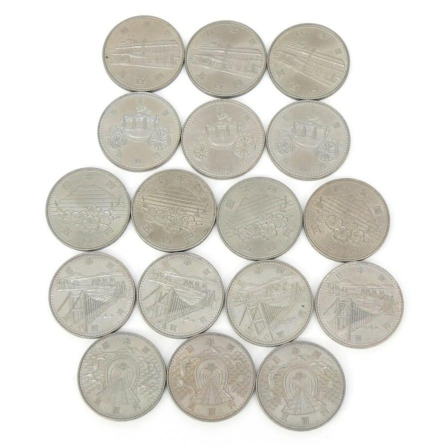 記念硬貨・旧硬貨いろいろ 36枚セット 12種類 13700円分 記念貨幣