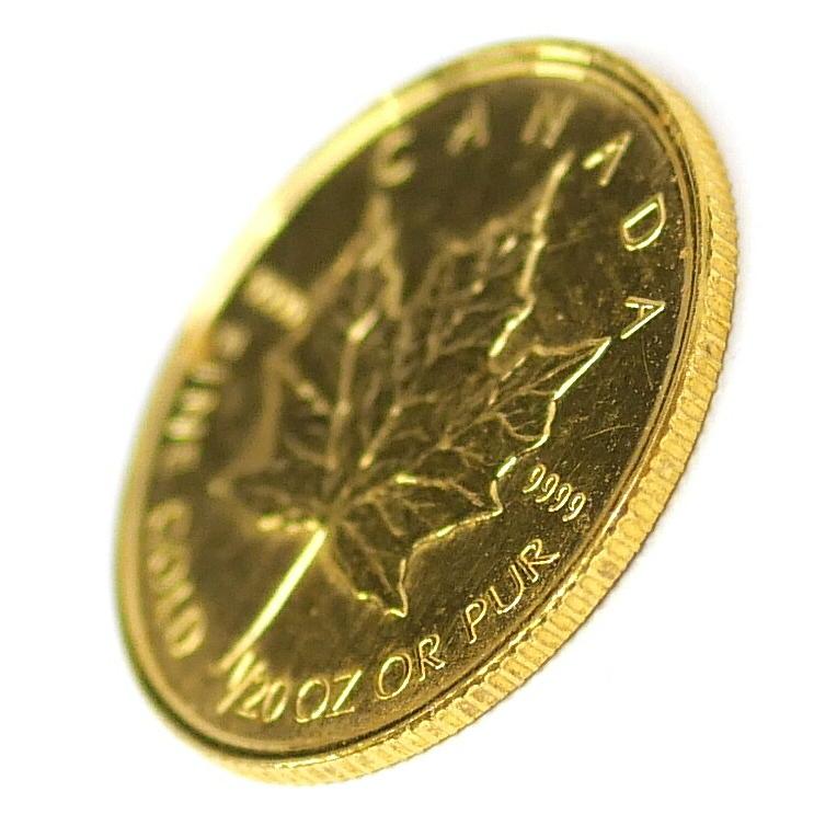 メイプルリーフ金貨 1/20oz 1993年 メープルリーフ金貨 1/20オンス